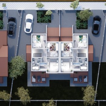 plan etaj duplex gardena